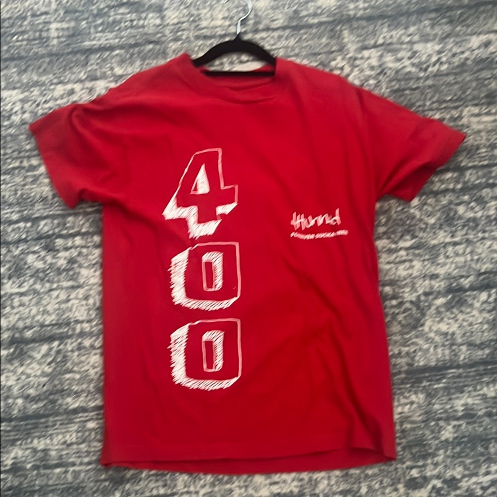 H&M Red Short Sleeve Tee Vibrant Cotton Comfort